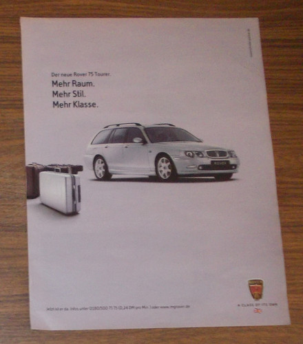 Seltene werbung rover - seltene, 75