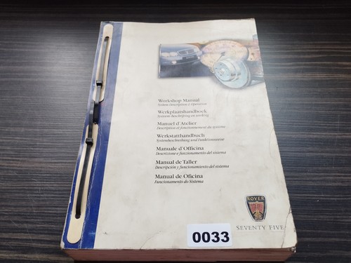 033 rover werkstatthandbuch - rover,